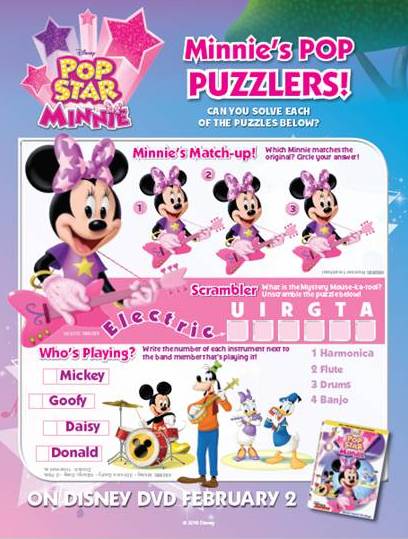 Mickey Mouse Clubhouse Pop Star Minnie Dvd My Life Is A Journey Not