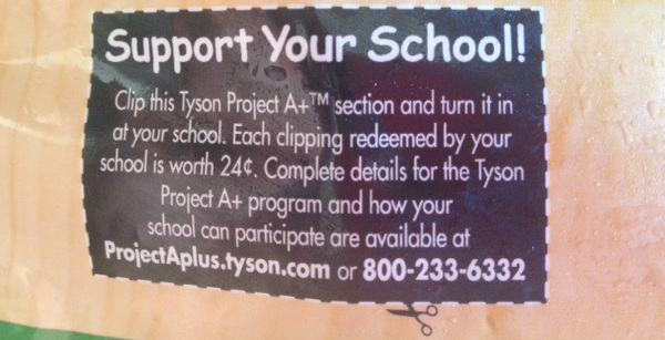 #ad clipping labels for the Tyson Project A+