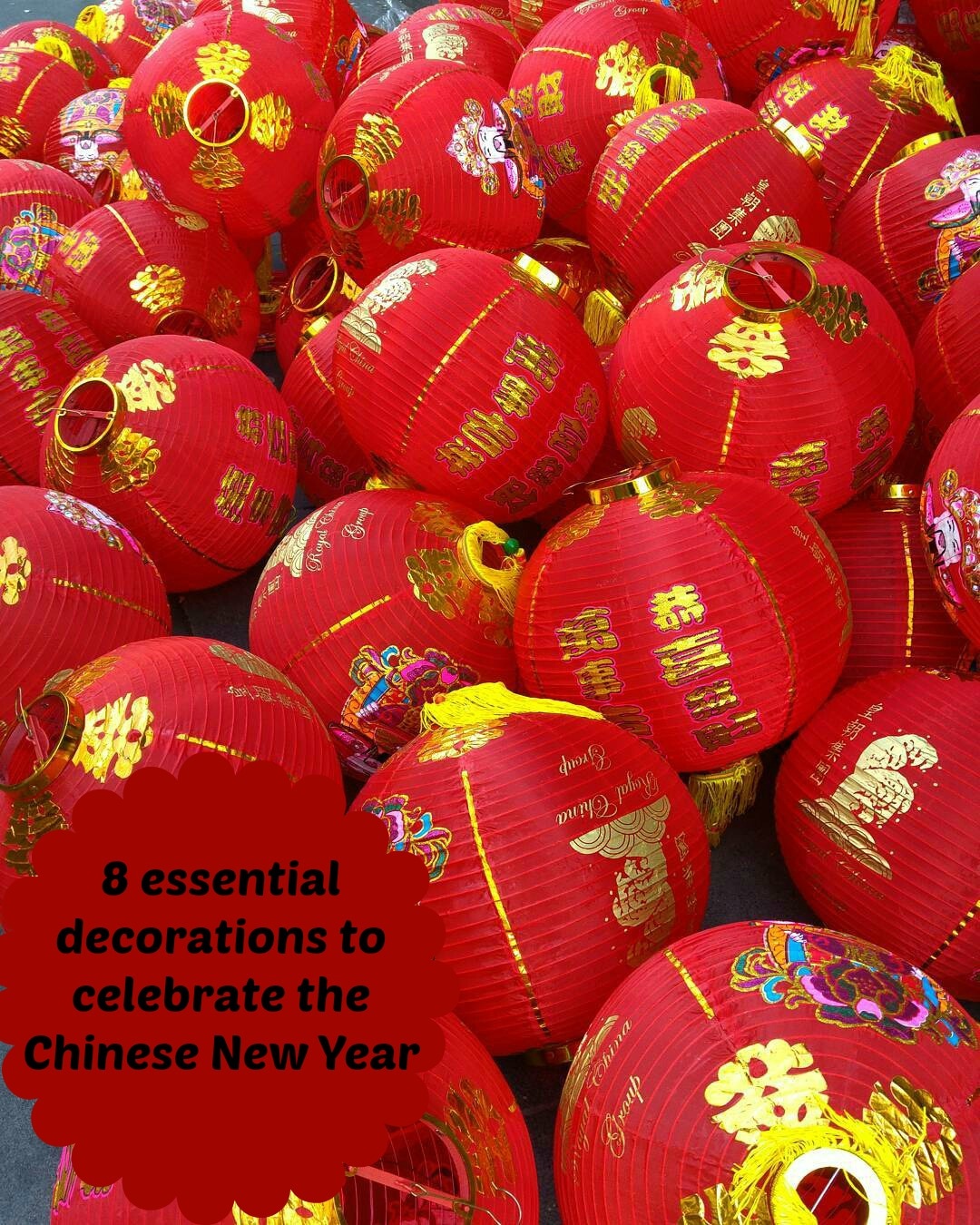 20 Pieces 10 Inch Chinese Red Paper Lanterns Festival Decorations for New Year