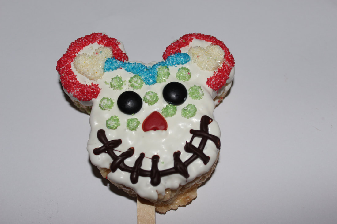 Day of the Dead Mickey Rice Krispies Treats