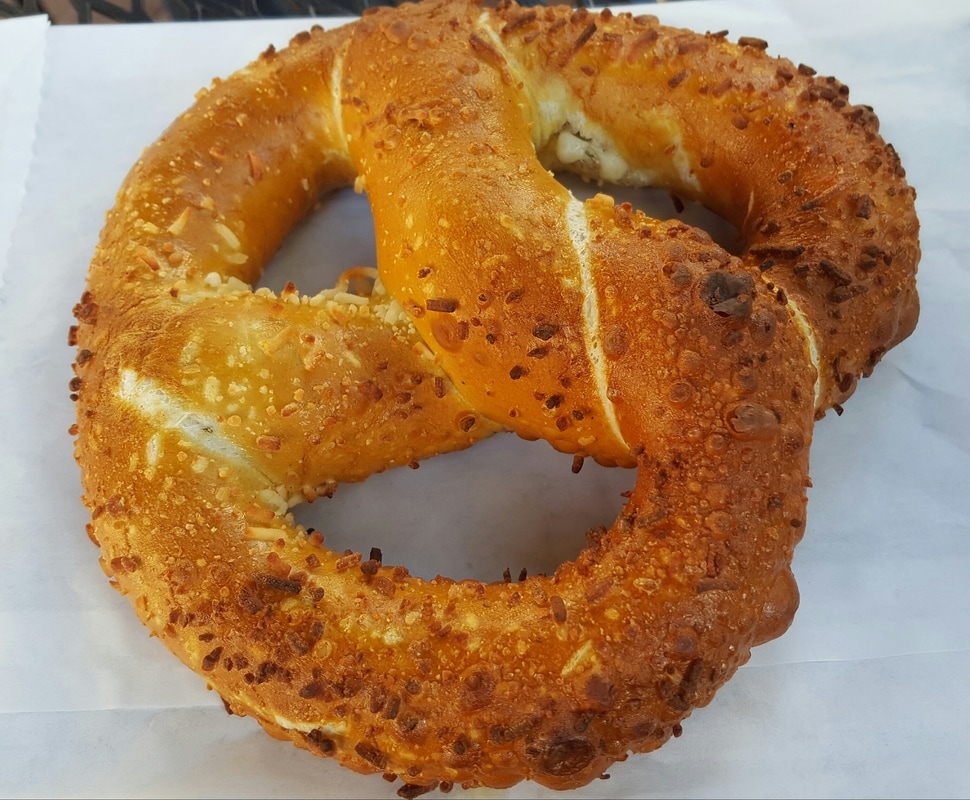 Jalapeño Cheese Pretzel at Catalina Coffee & Cookie Co.