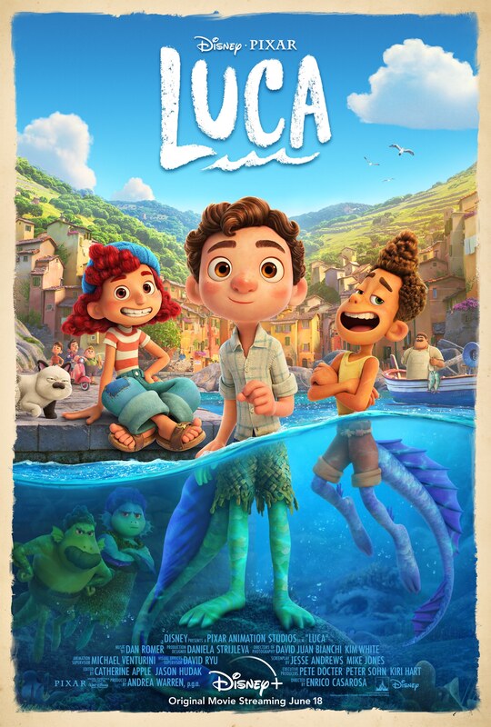 Disney and Pixar’s “Luca”Premieres Friday, June 18thon Disney+