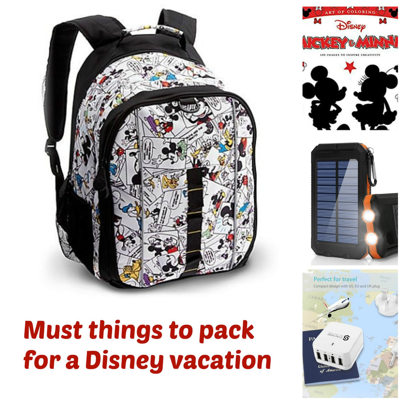 Must Things To Pack For A Disney Vacation