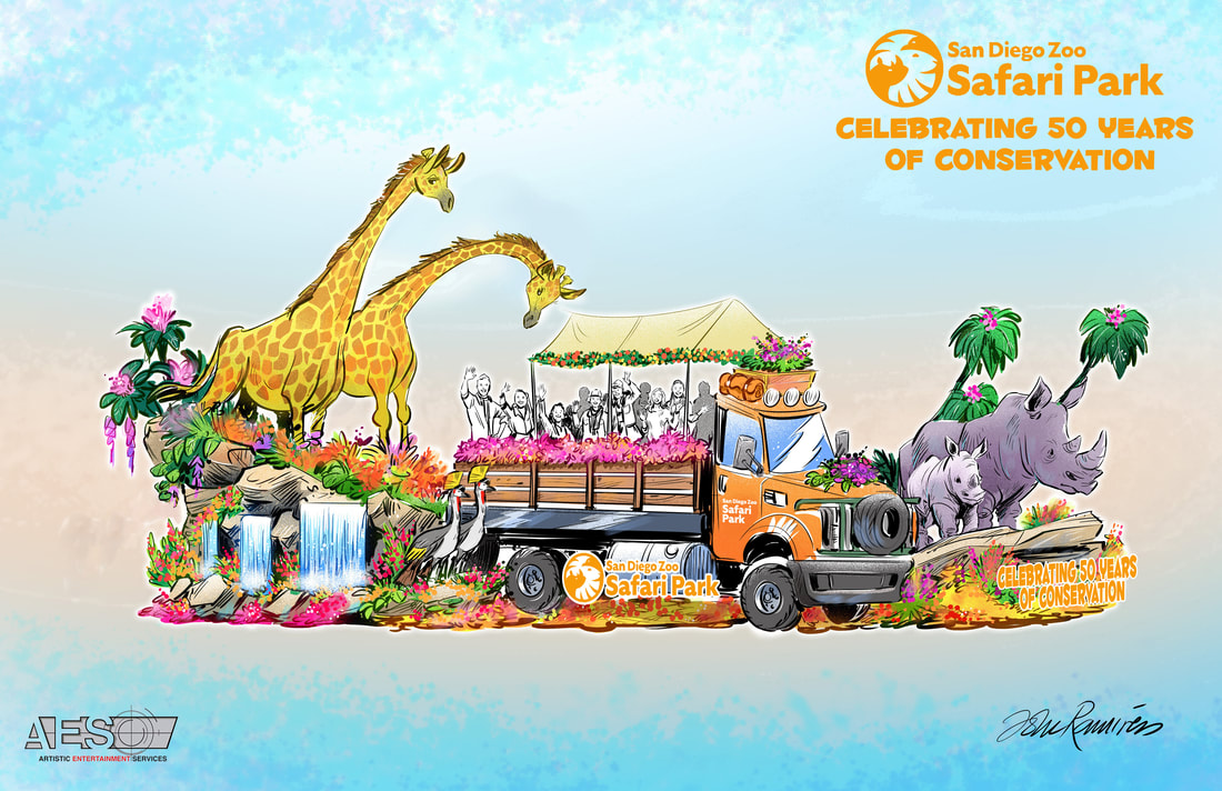 San Diego Zoo Safari Park’s 50-year History of Wildlife Conservation to be Celebrated with a Float in the 134th Rose Parade Presented by Honda