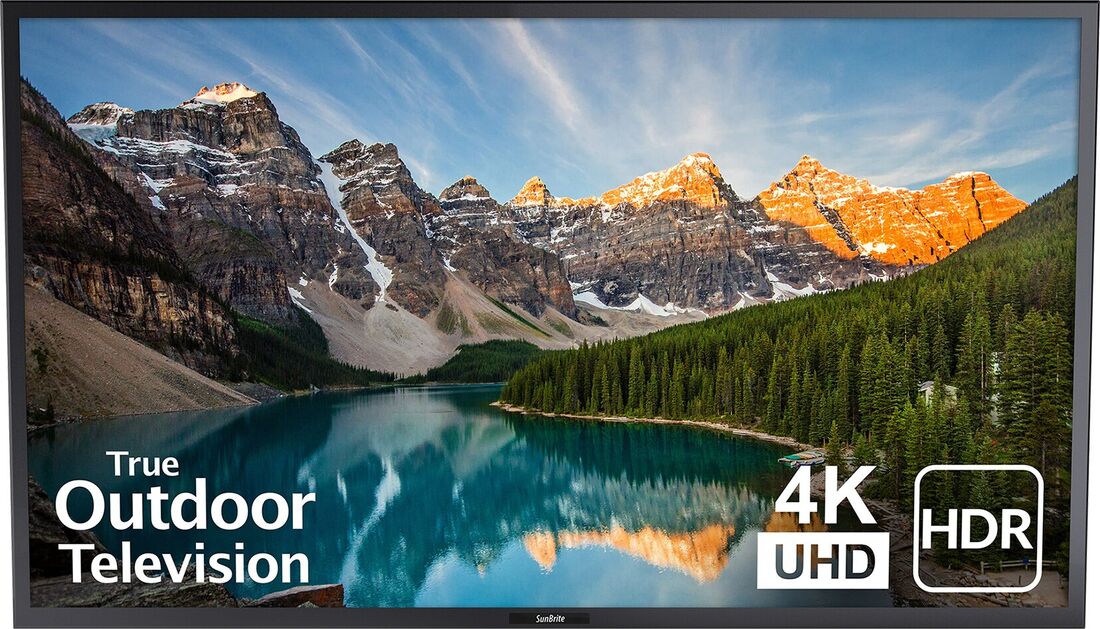 Summer movie nights in style with the SunBrite Veranda Series Outdoor 4K UHD TVs with HDR