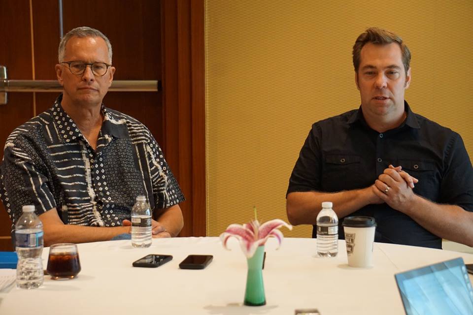 Brian Fee (Director) and Kevin Reher (Producer) from Cars 3