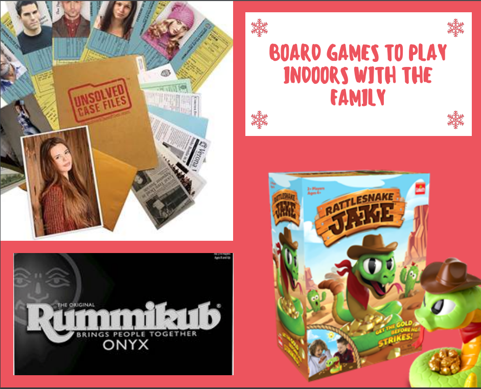 Board games to play indoors with the family