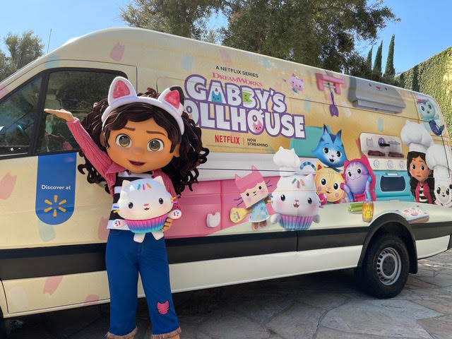DreamWorks Animation Gabby's Dollhouse Walmart Bake Tour Event