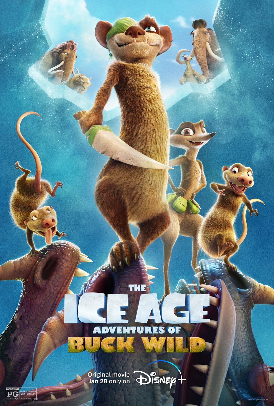 The Ice Age Adventures of Buck Wild debuts on Disney+ on January 28