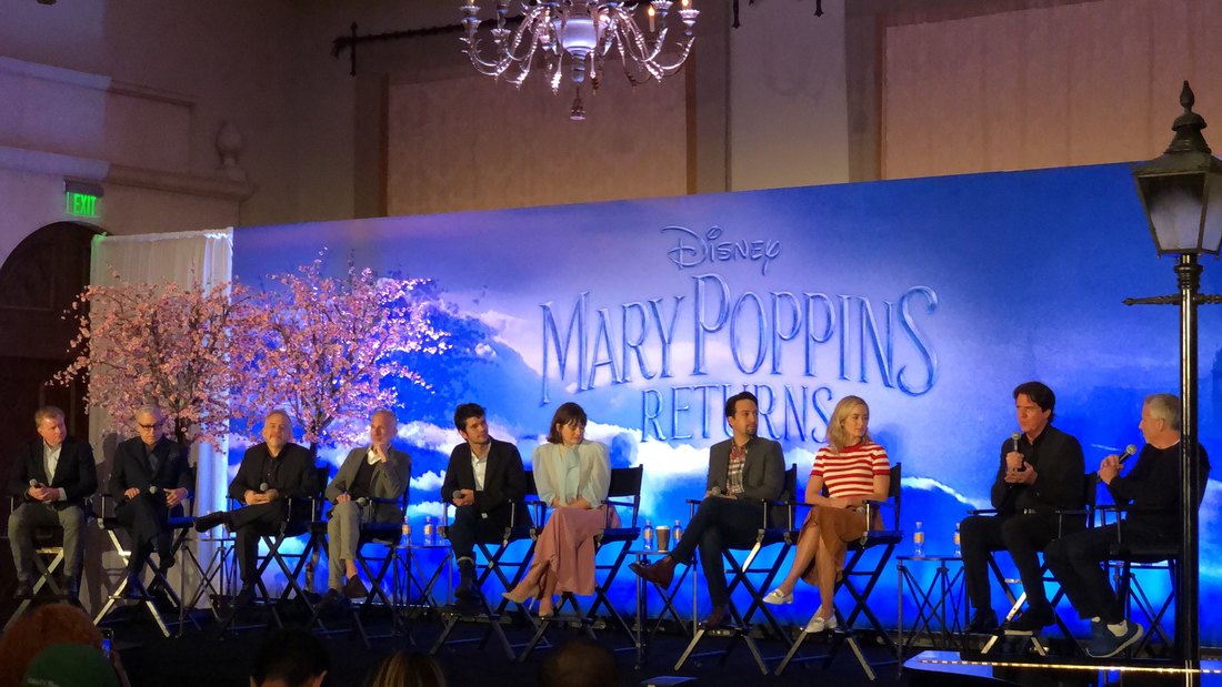 Mary Poppins Returns Junket