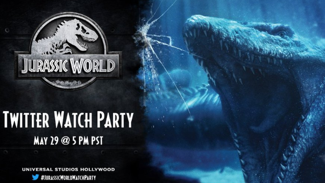 Jurassic World Watch Party on Twitter