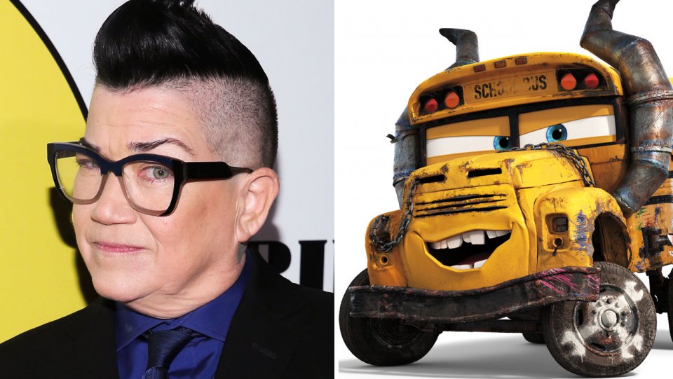 Lea Delaria (voice of “Miss Fritter”) in Cars 3