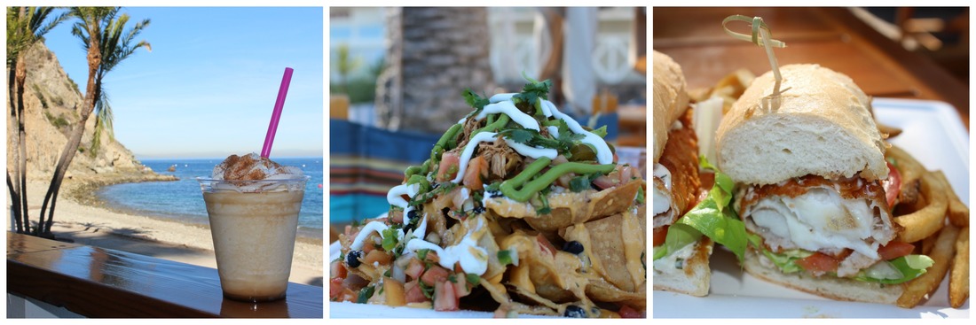 Descanso Beach Club Food, Catalina Island