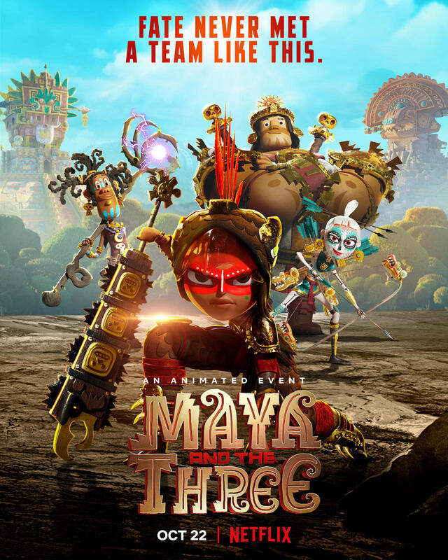 Maya and the Three on Netflix