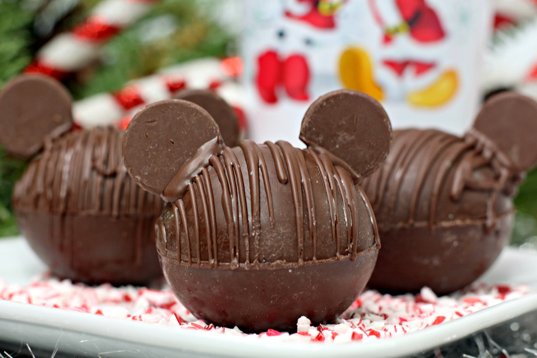 Mickey Mouse hot cocoa bombs