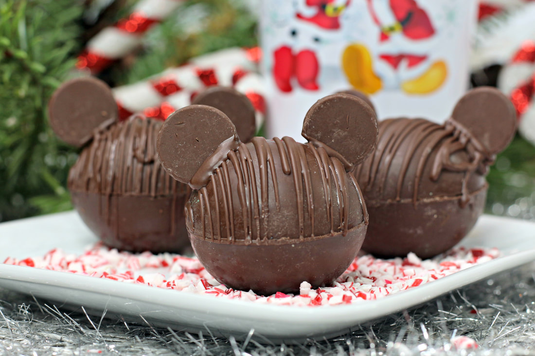 Mickey Mouse hot chocolate bombs
