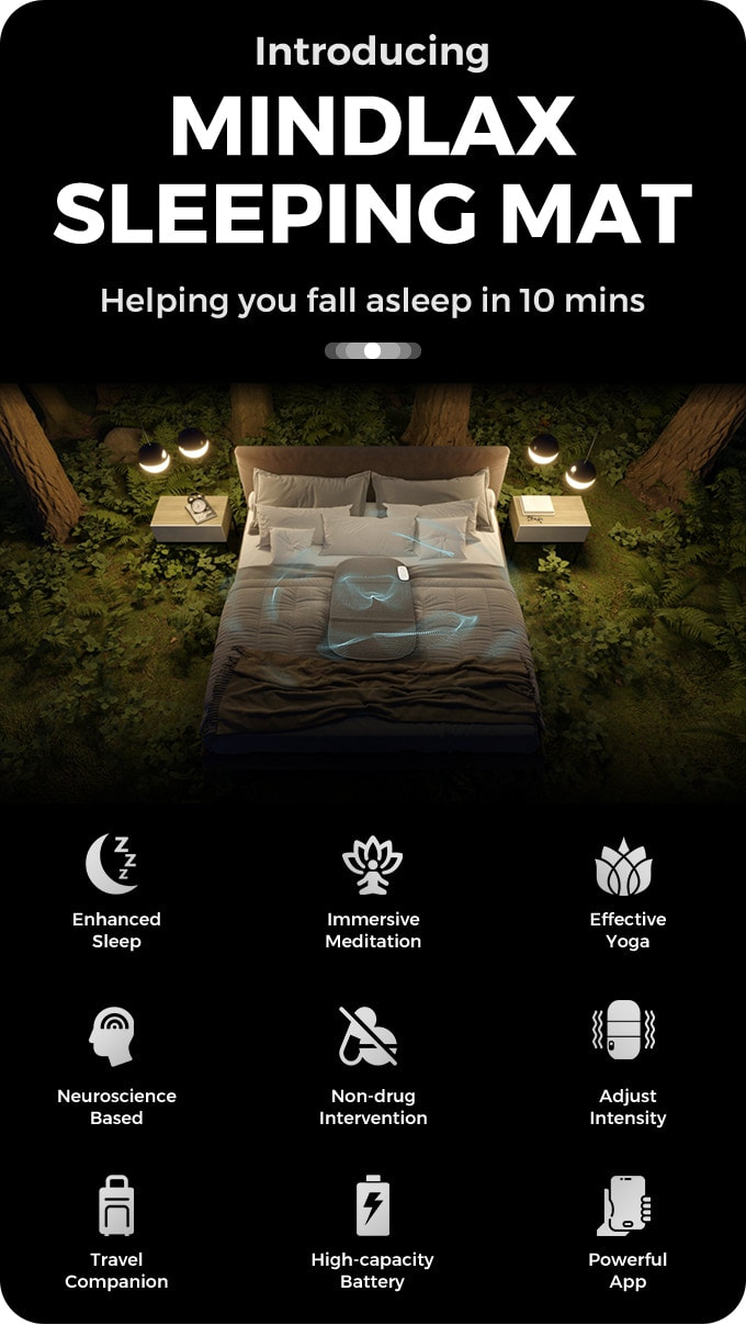 MindLax Sleeping Mat: Relaxing Sleep with Sound Wave Massage