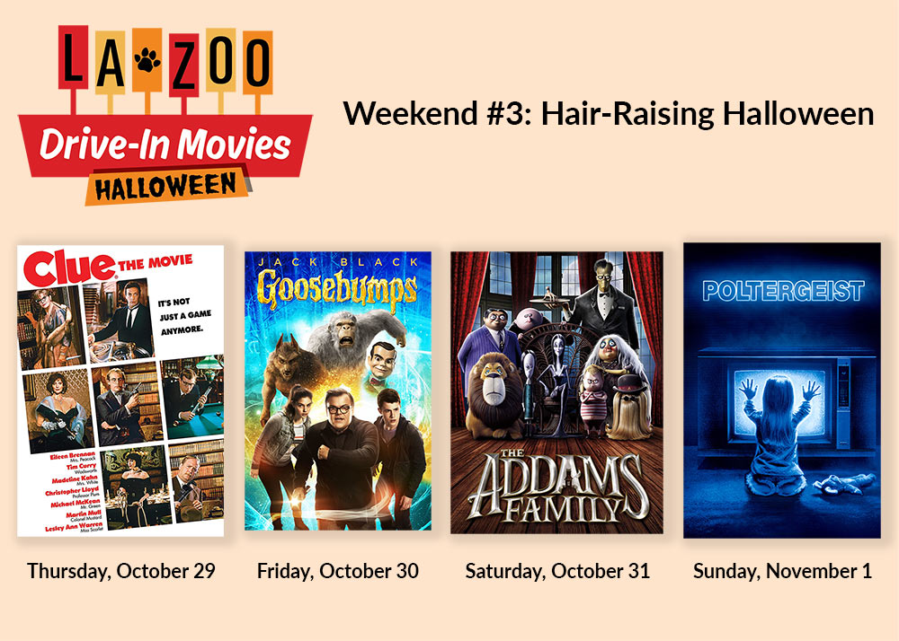 L.A. Zoo Drive-in movie Halloween Nights
