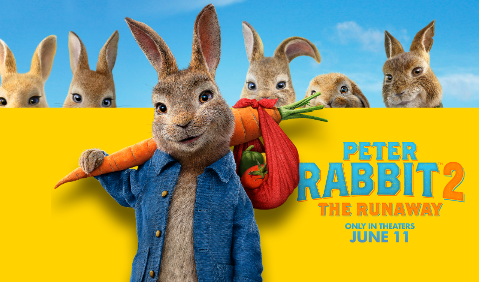 PETER RABBIT 2: THE RUNAWAY opens in theaters on Friday, June 11th