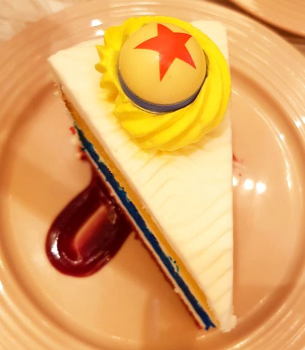 Pixar Lemon-Raspberry Cake Pixar Fest