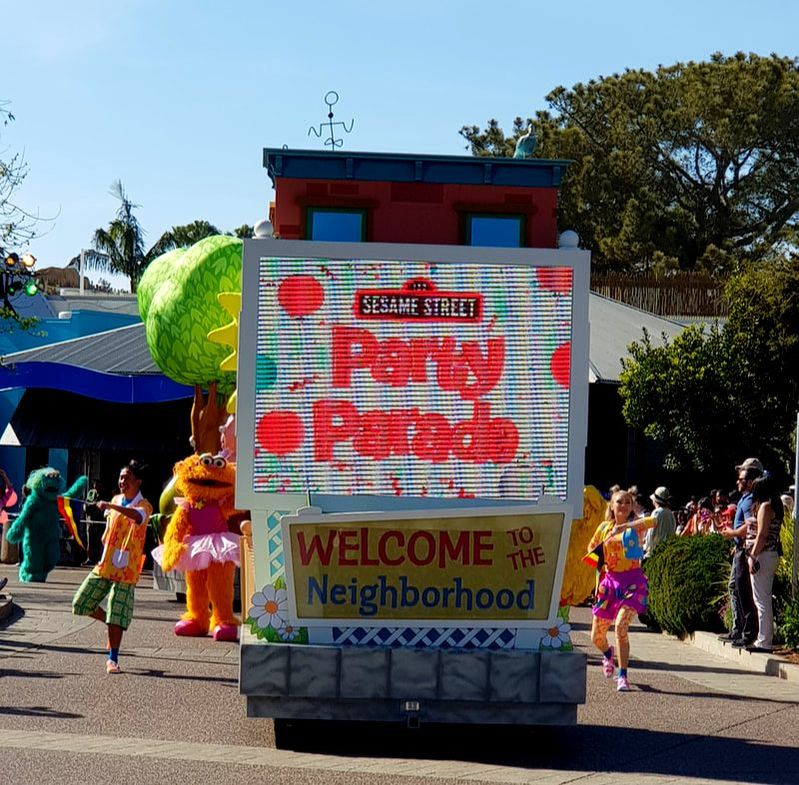 Sesame Street Party Parade at SeaWorld San Diego