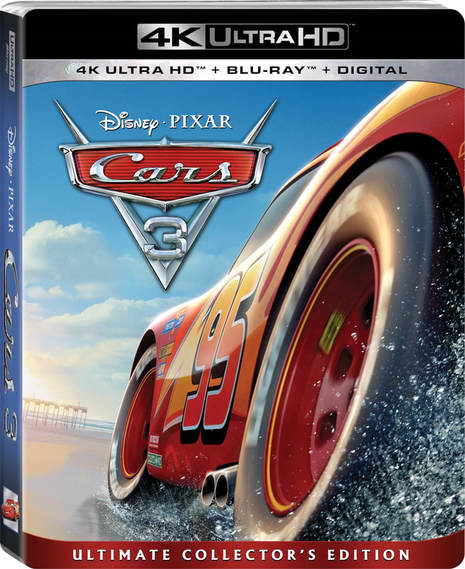 cars 3 Blu-ray 4K Ultra HD