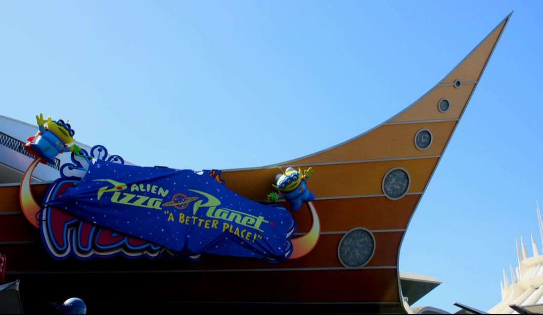 Alien Pizza Planet from Pepperonia Pixar Fest