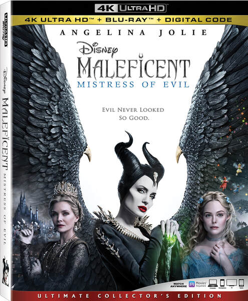Maleficent: Mistress of Evil digital copy and Blu-Ray release dates