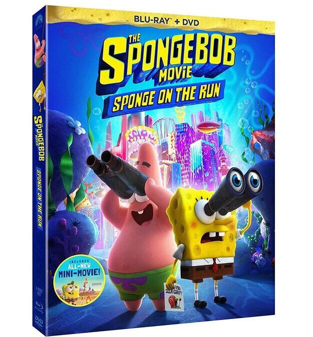 The SpongeBob Movie: Sponge on the Run available on Blu-Ray