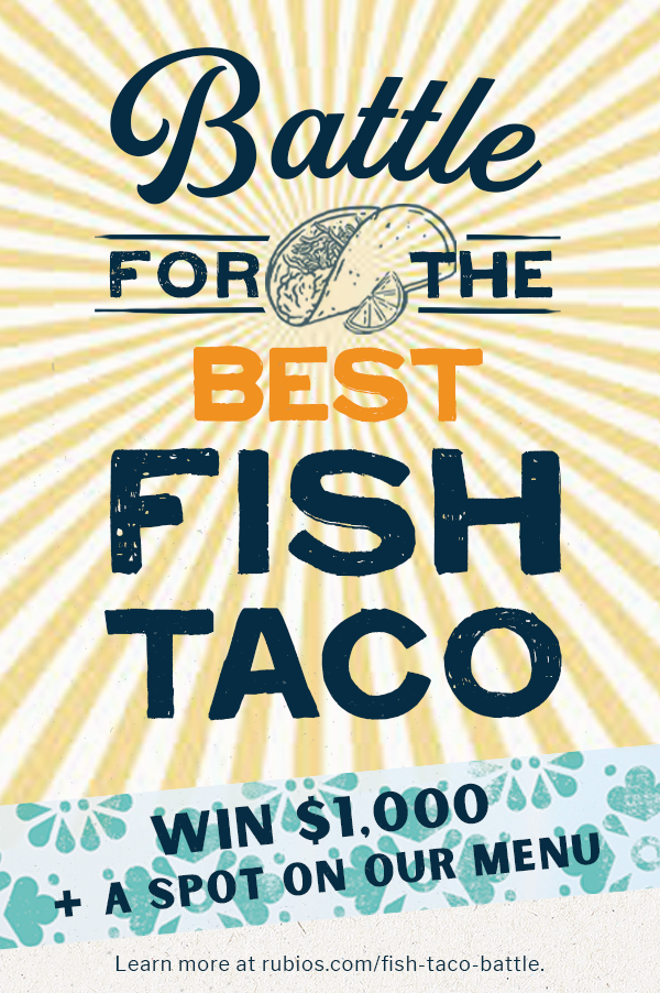 Best Fish Taco Contest with Rubio's