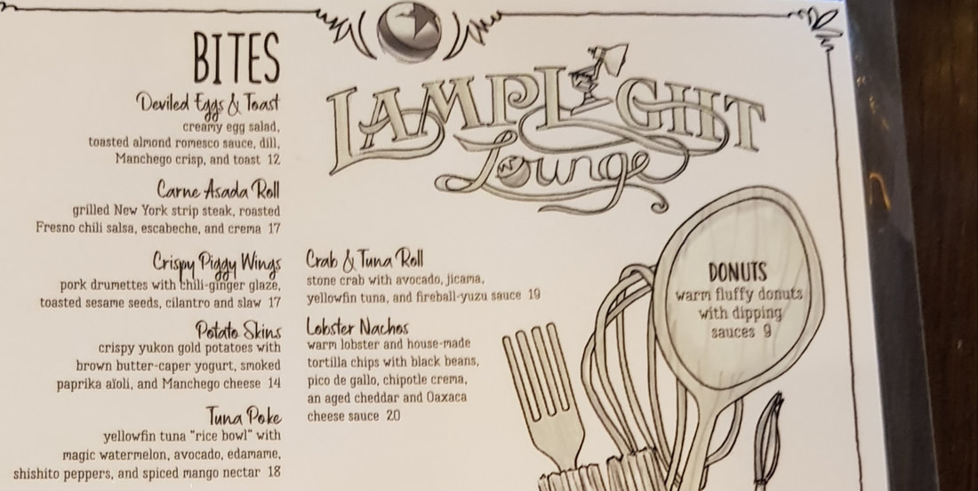 Dining At Lamplight Lounge in Disney California Adventure