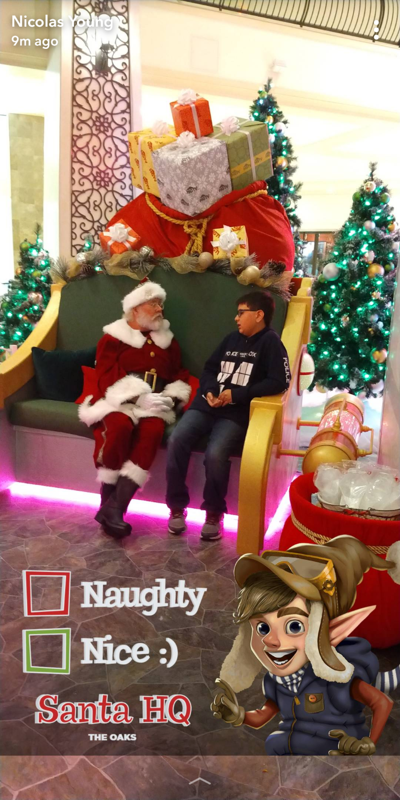 Holiday Fun With Santa and HGTV at Santa HQ