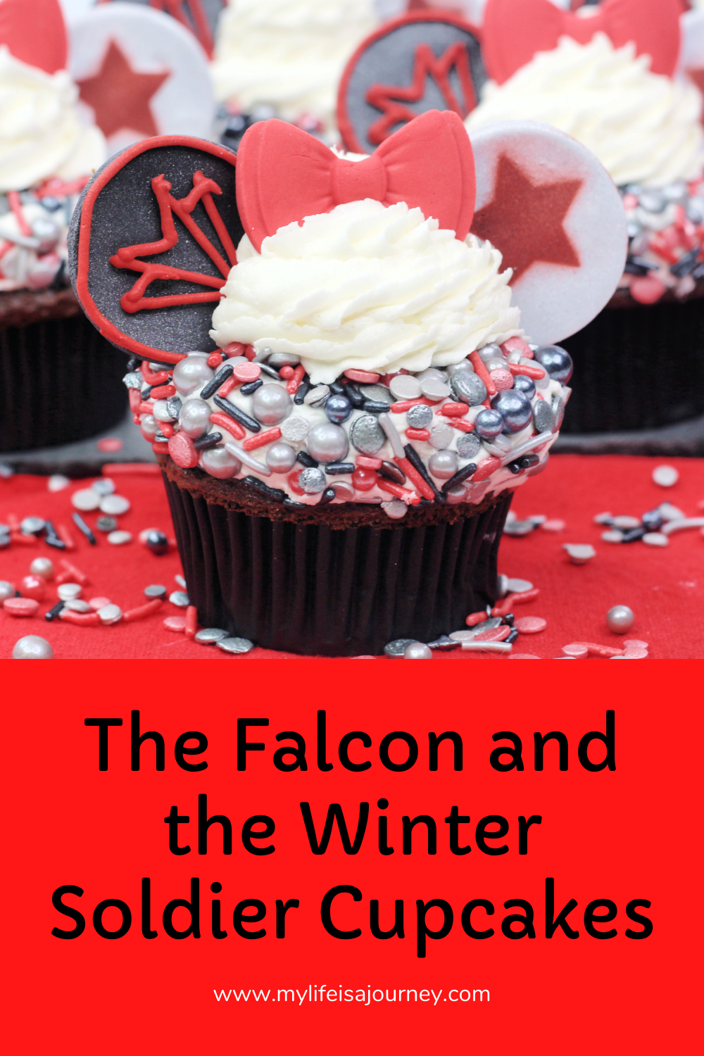 The Falcon and the Winter Soldier Cupcakes