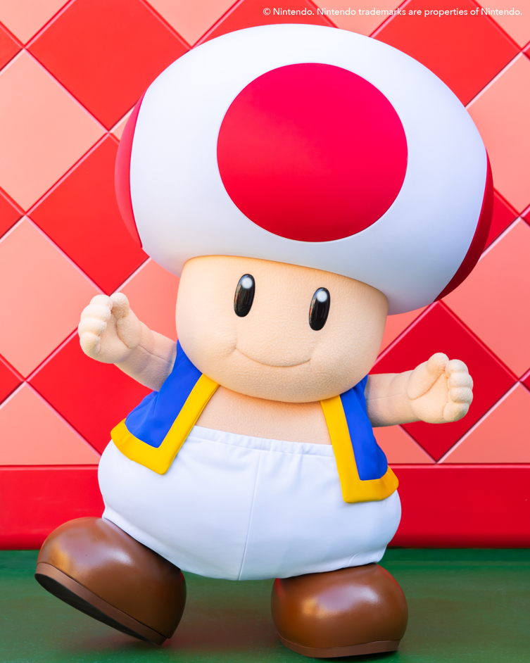 SUPER NINTENDO WORLD at Universal Studios Hollywood Welcomes Toad