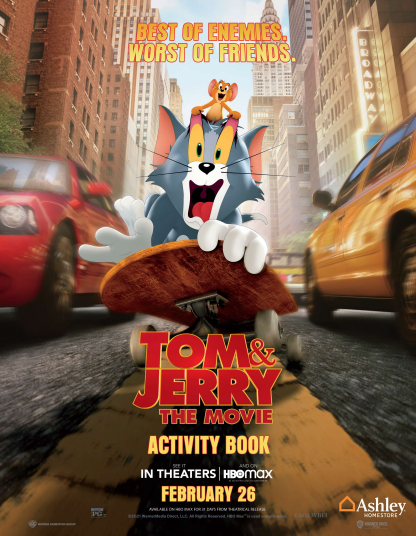 Tom & Jerry activity book